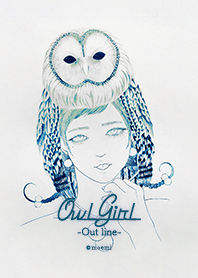 [モエミ] Owl Girl -outline-