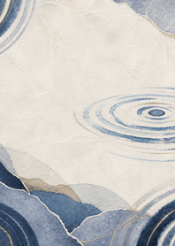 Indigo Washi Ripple