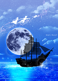 Peter Pan & the Full Moon from Japan