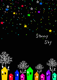 Colorful Black House, Scandinavia.