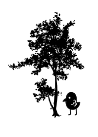 木と鳥simple