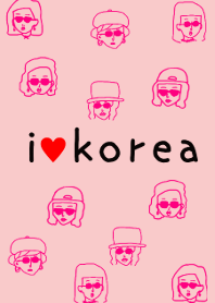 sunglass girls korean(black pink)