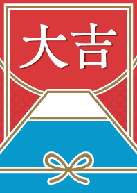 Mizuhiki / Mt. Fuji / Blue x Red