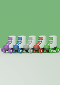 カラフル ローラースケート５色 4