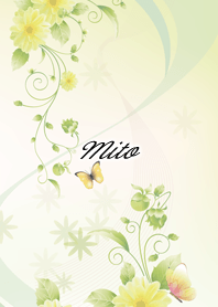 Mito Butterflies & flowers