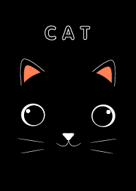 simple black cat