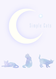 Crescent Moon and Night Sky Cat