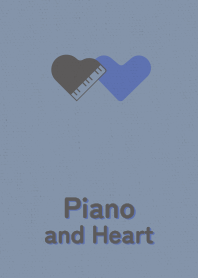 Piano and Heart rainwater