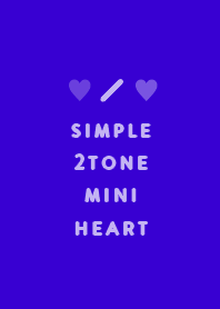 SIMPLE 2TONE MINI HEART 31