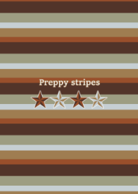 Preppy stripes -Brown-