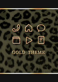 GOLD x PANTHER PATTERN  - 01 F-13