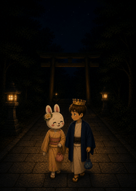 GochiUsagi & Kiran - Night Shrine Walk