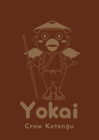 Yokai Crow Kotengu Sepia
