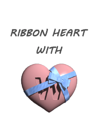W+RIBBON HEART