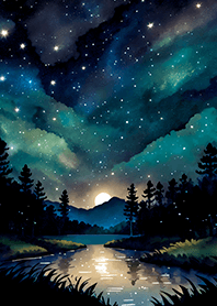 Beautiful starry night view#47