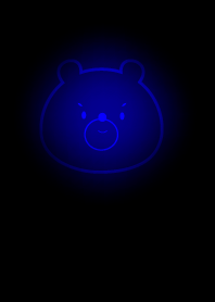 Black Bear in Blue  Light  Theme