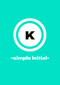 simple initial-K- THEME 75