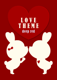 LOVE THEME deep red 94