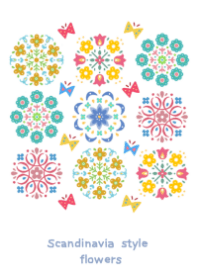 Scandinavia style flowers