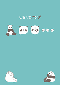 polar bear and panda