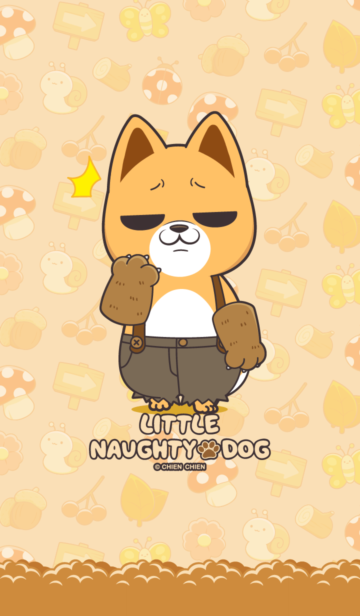 Little Naughty Dog-Big wild wolf