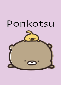 Purple : Honorific bear ponkotsu 6