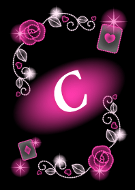C-Initial- Pink Rose Illumination