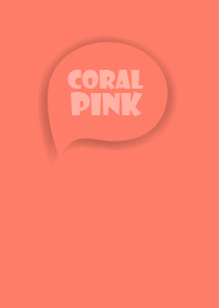 Love Coral Pink Button Vr.3