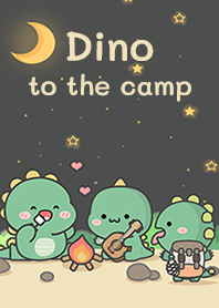 Dino go to camping!