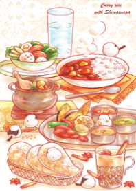 Curry rice with Shimaenaga