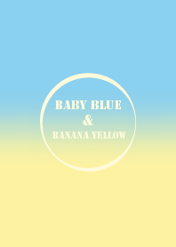 Baby Blue  & Banana Theme