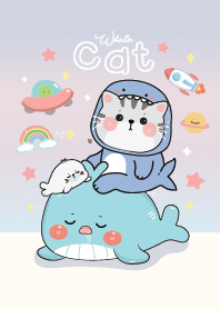 แมวชุดฉลาม & ผ่องเพื่อน พาสเทล