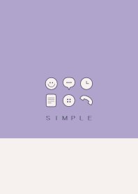 SIMPLE(beige purple)V.354b