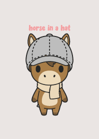 A horse in a hat 4