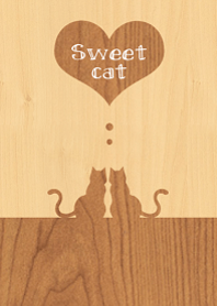 sweet cat 【Wood】