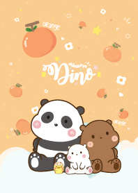 3Bear&Duck Orange Farm Lover Cute