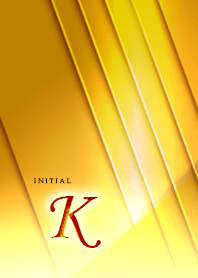 Initial "K"_Happy Gold