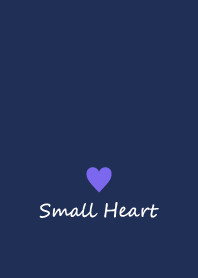 Small Heart *Navy Purple 3*