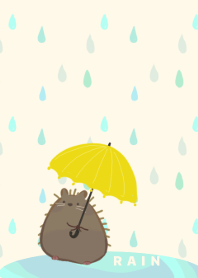Rain and umbrella