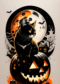 halloween cat 2C0b13