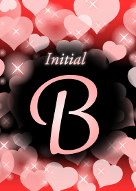B-Initial-heart-Red&black