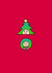 My thickened eyebrows Christmas Wreath 3