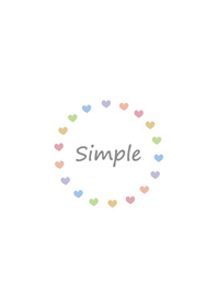Simple love simple color