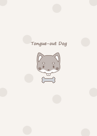 Tongue-out Shiba Inu -beige- 2