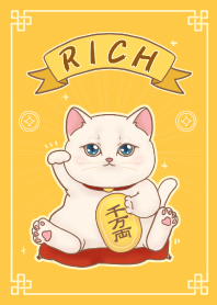 The maneki-neko (fortune cat)  rich 67
