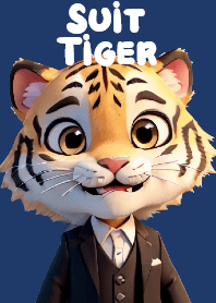 Dapper Tiger in a sharp suit VOL.1