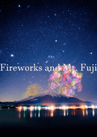 Fireworks and Mt. Fuji