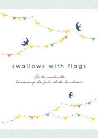 swallows & flags