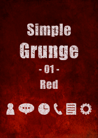 Simple Grunge 01 Red