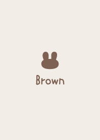 Girls Collection -Rabbits- Brown